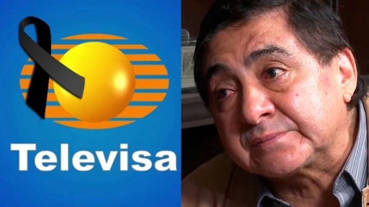 Carlos Benavides aparece en Televisa de luto y con gran tristeza; hace fuerte súplica