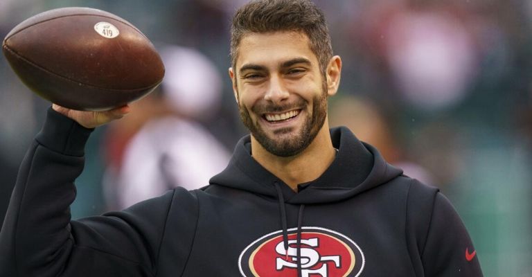 Jimmy Garoppolo en la lista de los más guapos de la NFL