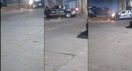 FUERTE VIDEO: Policías de Oaxaca le arrancan la vida a perrito callejero; lo atropellan 2 veces