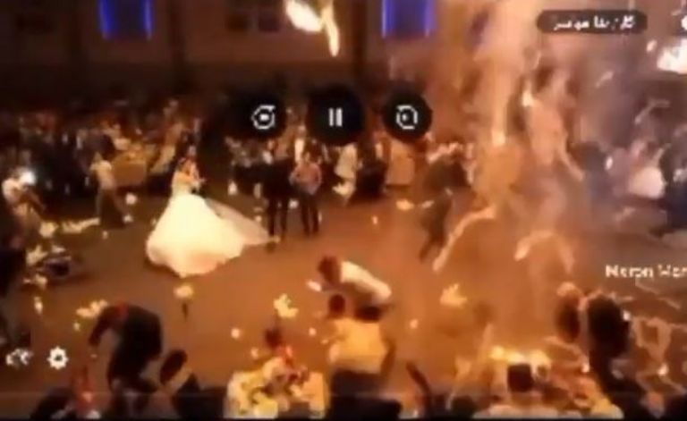 Incendio de boda en Irak
