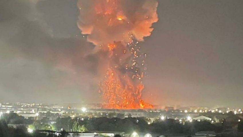 La caída de un relámpago provoca explosión que deja a 1 muerto y más de 100 personas heridas