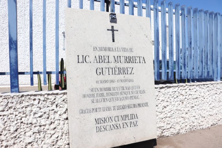 Cenotafio de Abel Murrieta. Foto: Isaac Anaya
