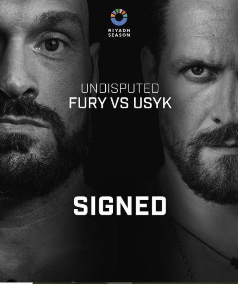 ¡Bombazo en los pesos pesados! Tyson Fury se enfrentará a Oleksandr Usyk a finales de año
