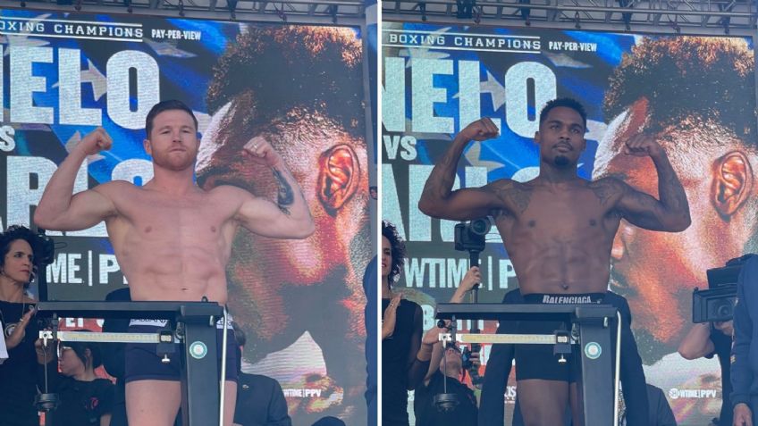 'Canelo' Álvarez y el peculiar detalle con los aficionados en la ceremonia de pesaje