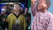 Santa Fe Klan desata los memes tras rendir homenaje a Lefty SM en pelea de 'Canelo'