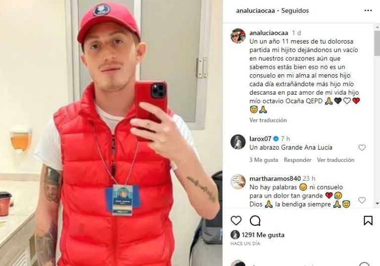 Mamá de Octavio Ocaña continúa llorando la muerte del actor