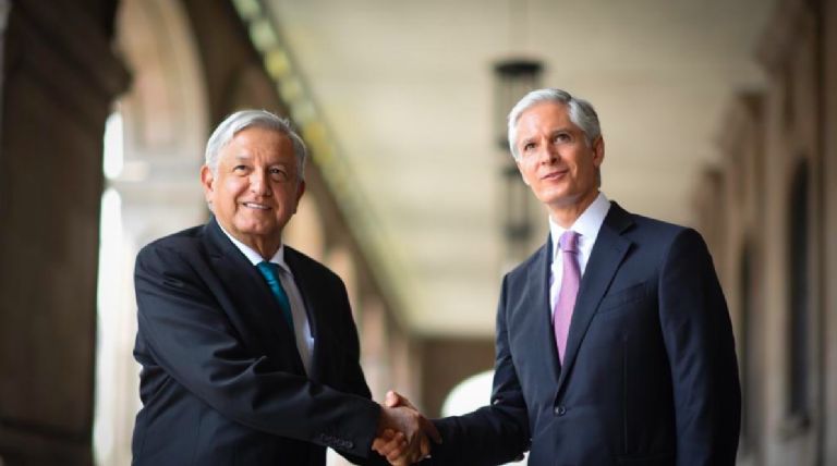 AMLO y Alfredo del Mazo 