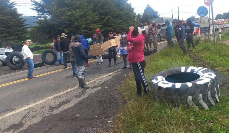 Bloqueo en la México-Cuernavaca