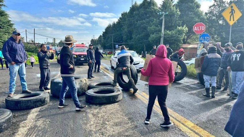 Tráfico en la México-Cuernavaca: Bloqueo cumple tres horas; estas son las exigencias