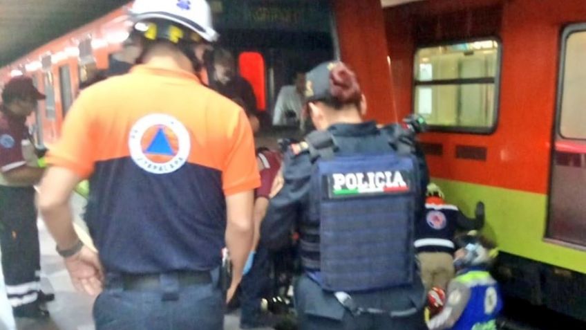 Imágenes fuertes: hombre se arroja a las vías del Metro en Línea 8 y convoy lo atropella