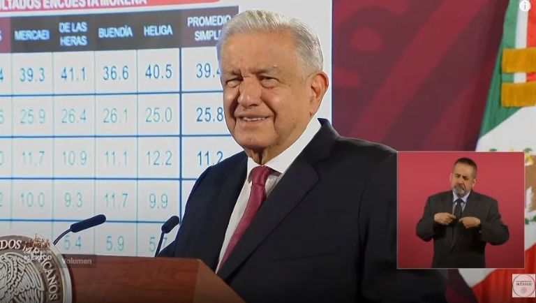 AMLO celebró el triunfo de Claudia Sheinbaum. Foto: Internet