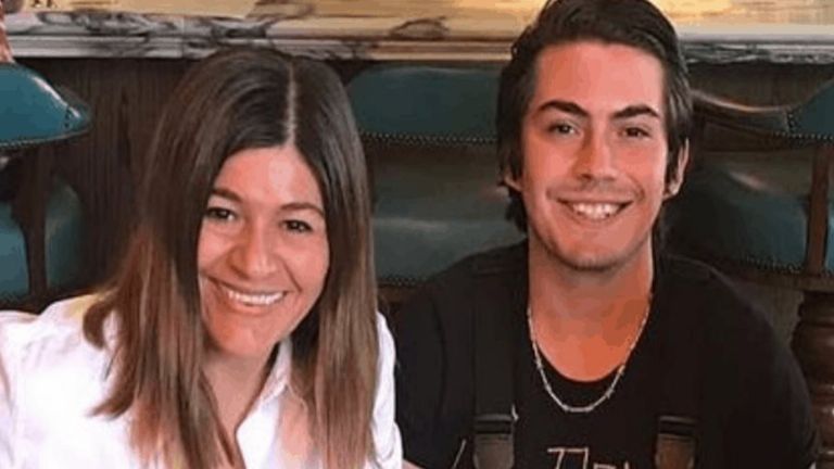 Martha Figueroa y su segundo hijo