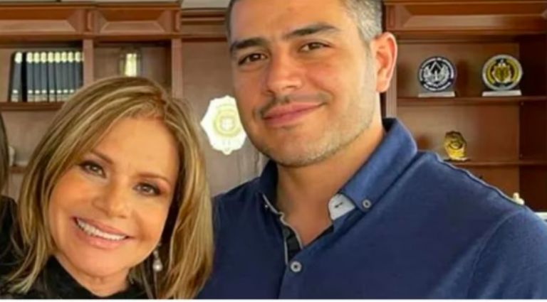 María Sorté y Omar García Harfuch