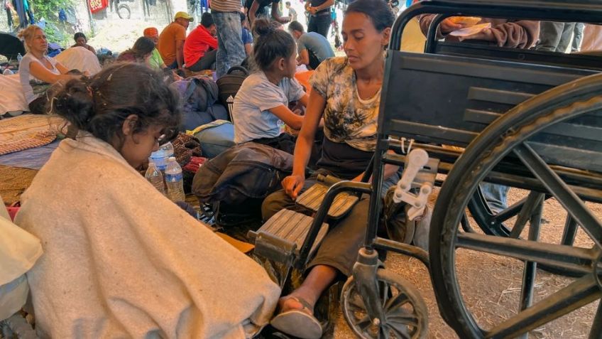 Caravana de migrantes pide apoyos a AMLO "que se le ablande el corazón"