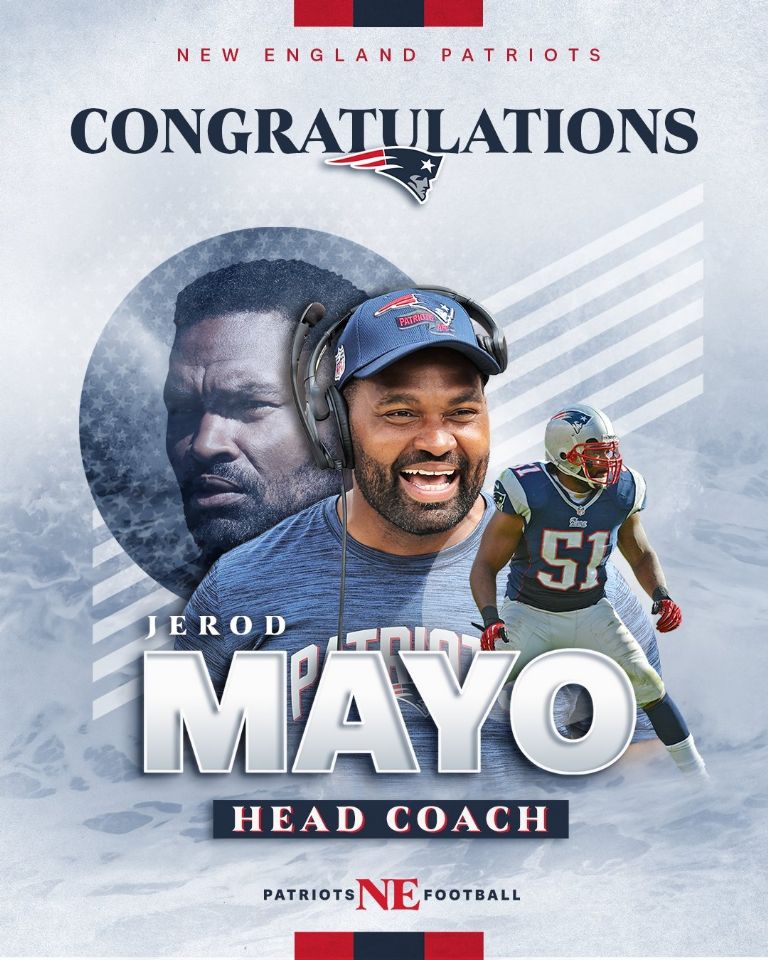 ¿Quién es Jerod Mayo el nuevo entrenador de Patriots que sustituirá a Bill Belichik?