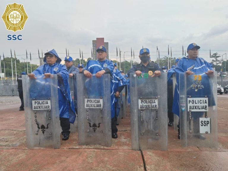 Operativo en Ciudad Universitaria para el Pumas vs Juárez