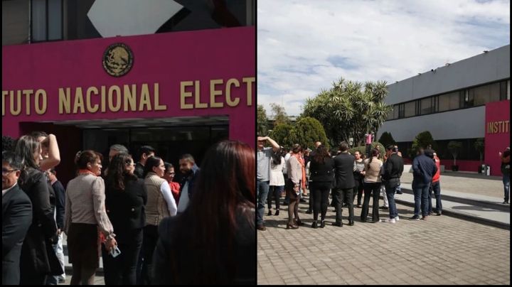 Protección Civil desaloja a INE por alerta de incendio; culpan a fumadores de falsa alarma