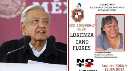 AMLO, sin datos de la madre buscadora desaparecida en Guanajuato: "No tengo el informe"