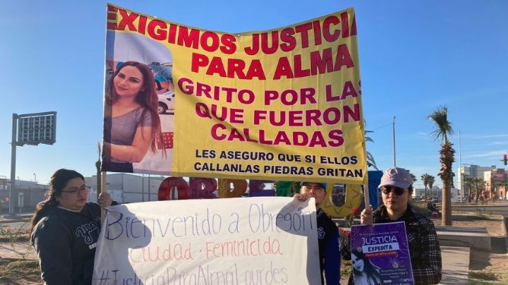 Alma Lourdes: Realizan manifestaciones para exigir justicia en Ciudad Obregón