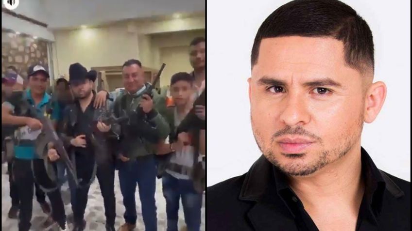 Larry Hernández aparece con grupo armado en Guerrero; pertenecerían a grupo delictivo