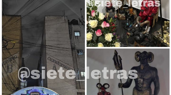 Localizan altar dedicado a Lucifer de la Unión Tepito en la colonia Morelos, en CDMX