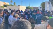 Trabajadores del Oomapasc se manifiestan en Cajeme: Exigen respeto al contrato colectivo 