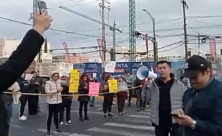 Protestas por falta de agua en CDMX