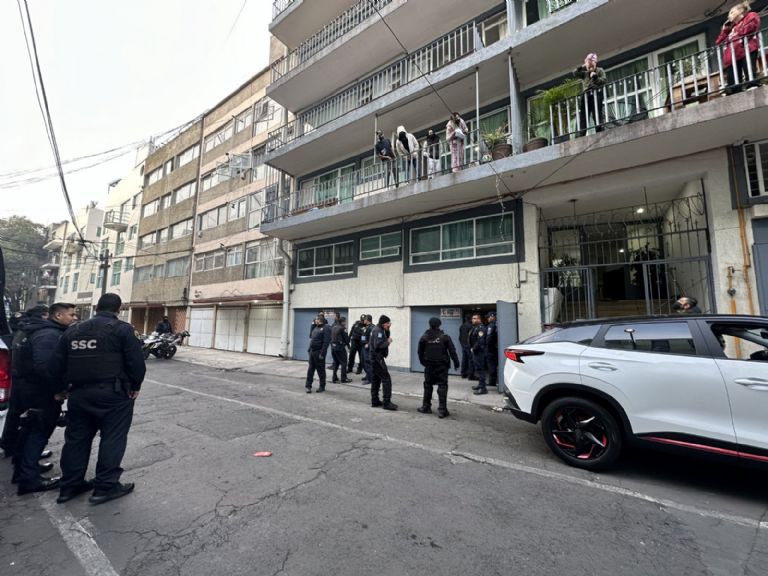 Operativo en la Narvarte