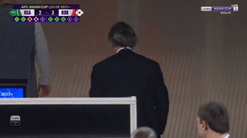 VIDEO: Roberto Mancini se enoja y se retira del campo antes de tiempo en la Copa Asiática