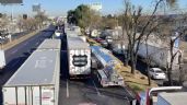Caos en la México-Querétaro por bloqueo de transportistas; se dirigen a la CDMX