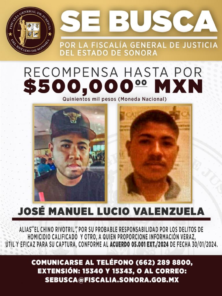 Buscan a criminales en Sonora. Foto: FGJES