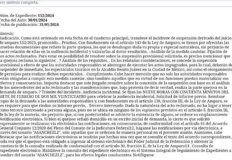 Suspenden corridas de toros en CDMX