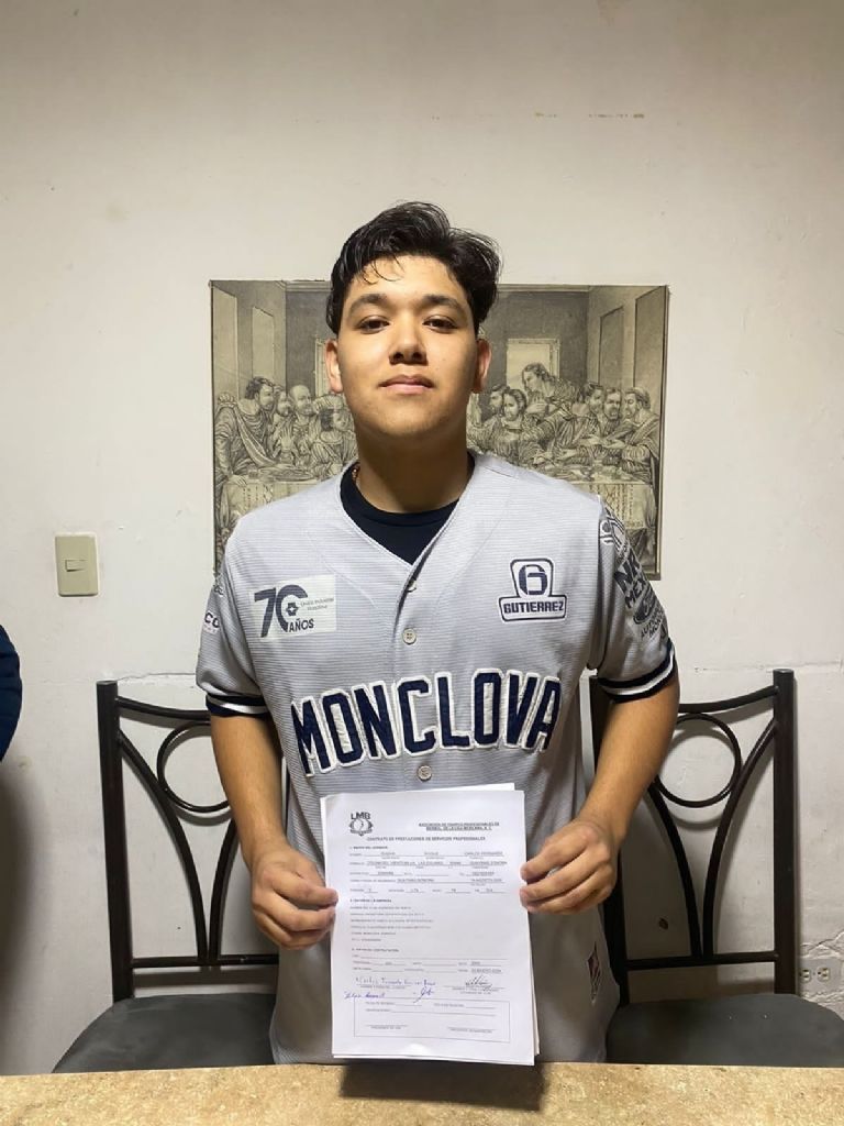 Jóvenes de Guaymas firman con Acereros de Monclova. Foto: Cortesía