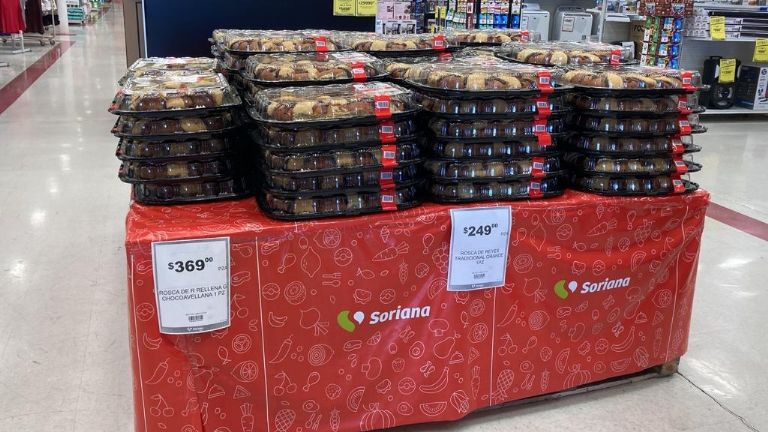 Algunas de las opciones de rosca de reyes