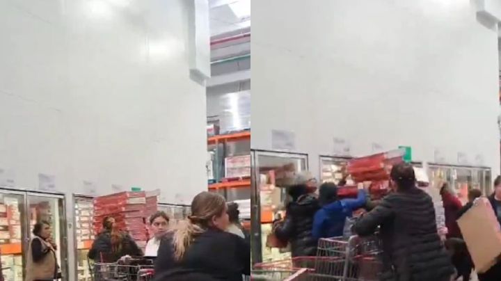 VIDEO: En un Costco clientes asaltan a una señora que iba comprar 100 Roscas de Reyes