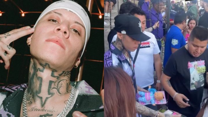 Santa Fe Klan se convierte en Rey Mago y regala juguetes a los niños de su barrio