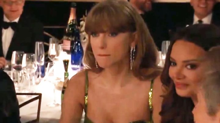 Taylor Swift se habría molestado por una broma en los Golden Globes 2024; esto es lo que sucedió