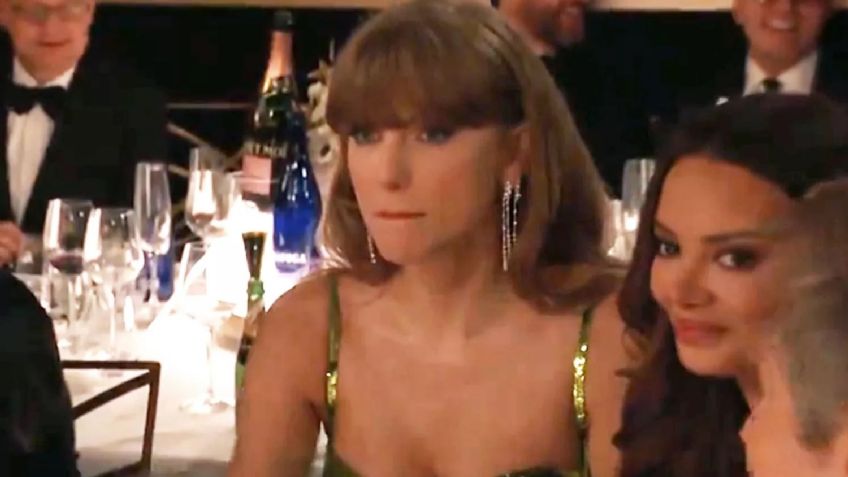 Taylor Swift se habría molestado por una broma en los Golden Globes 2024; esto es lo que sucedió