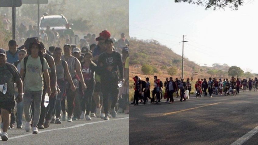 Miles de migrantes se reagrupan para avanzar por Chiapas; "únicamente los abandonaron"