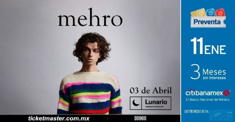 ¡El encanto musical de Mehro Llega a la CDMX!