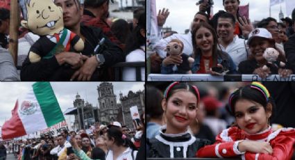 Globos, baile y peluches: Así luce el Zócalo en el primer evento de Sheinbaum presidenta