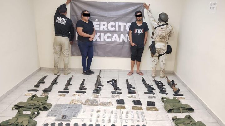 Golpe al narco en Sonora: Arrestan a dos y decomisan arsenal en Golfo de Santa Clara