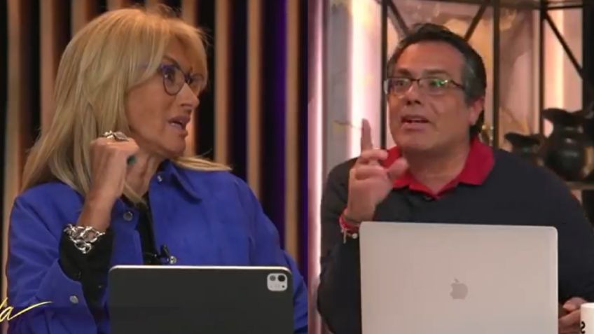 "Hoy es tu último día": Adela Micha despide a conductor en vivo de 'La Saga'; así reacciona