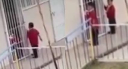 VIDEO: Maestra deja encerrado a un niño de kínder mientras llora por salir