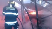 Foto ilustrativa de la nota titulada VIDEO: Incendio consume bodega en Iztapalapa y provoca fuerte movilización