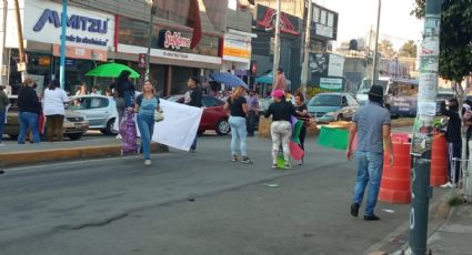 Bloqueos en Tláhuac para exigir la localización de Iana Alexa Quecholac Morales