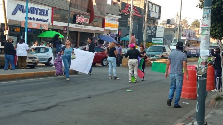 Bloqueos en Tláhuac para exigir la localización de Iana Alexa Quecholac Morales