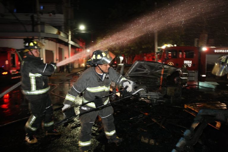Incendio en Iztacalco