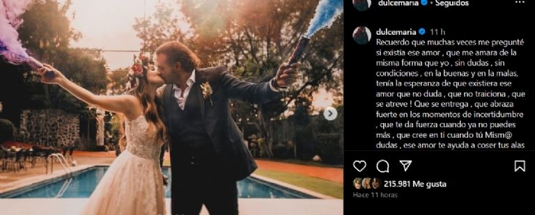 Dulce María manda tierno mensaje por su quinto aniversario