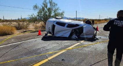 FOTOS: Fatal accidente en carretera Sonora deja 3 muertos y adulto y niño de 8 años heridos